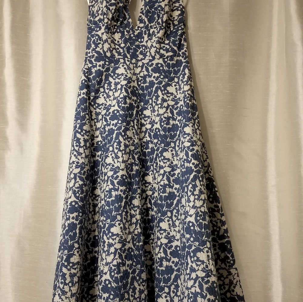 J. Crew Halter Dress in Poplin